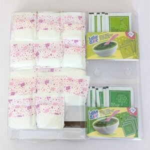 BABY ALIVE Hasbro Diaper & Snack Refill Pack 13 Diapers & 10 Doll Food -Open Box